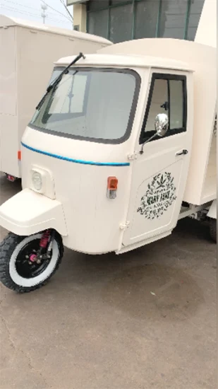 Coffee Ice Cream Food Truck Mini Small Coffee Van Mobile Bar Piaggio Ape Espresso Food Cart for Sale